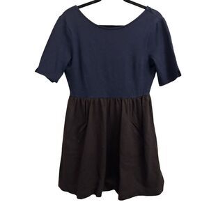 Free People Beach bicolor dress stretchy oversized XS